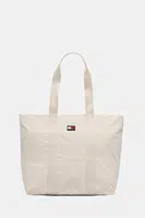 Kabelka Tommy Jeans béžová barva, AW0AW17817