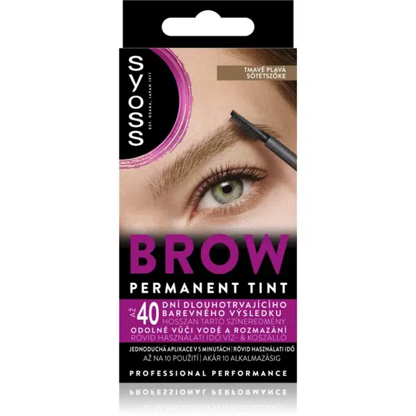 Syoss Brow Tint farba na obočie odtieň Dark Blonde 10 ml
