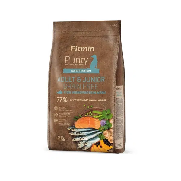 Fitmin Dog Purity GF Adult & Junior Fish Menu 2 kg | Granule pre psov