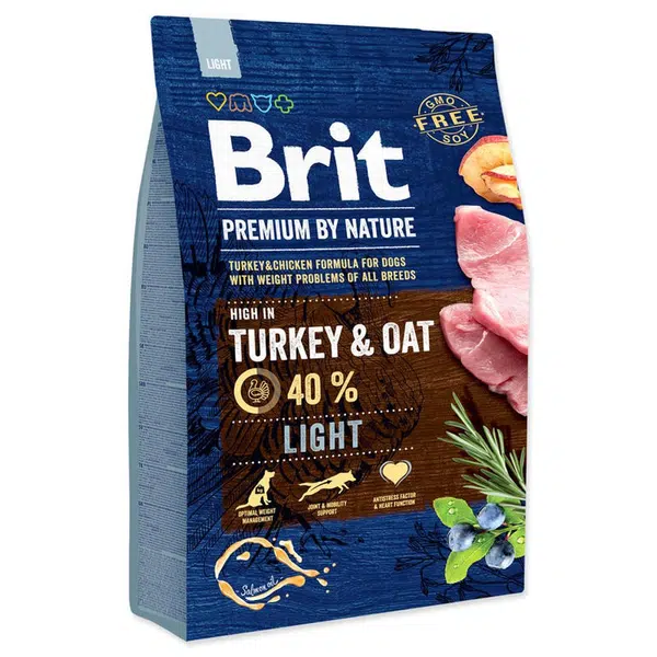 Brit Premium by Nature Light 3 kg | Granule pre psov