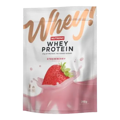 NUTREND Whey Protein, jahoda 390 g