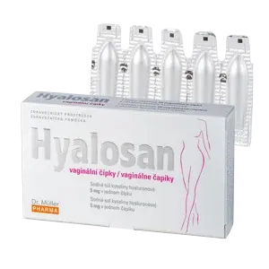 DR.MULLER HYALOSAN vaginálne čapíky s kyselinou hyalurónovou 10 ks