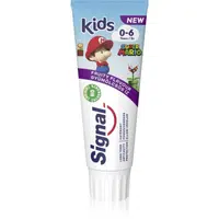 Signal Kids zubná pasta pre deti od narodenia 0 - 6 - Super Mario 75 ml