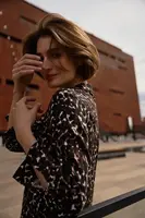 Marisse Brown Viscose Shirt