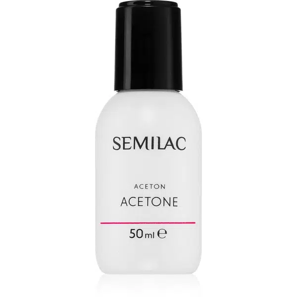 Semilac Liquids čistý acetón k odstráneniu gélových lakov 50 ml