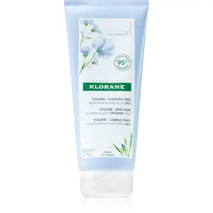 Klorane Flax Fiber kondicionér pre jemné vlasy bez objemu 200 ml