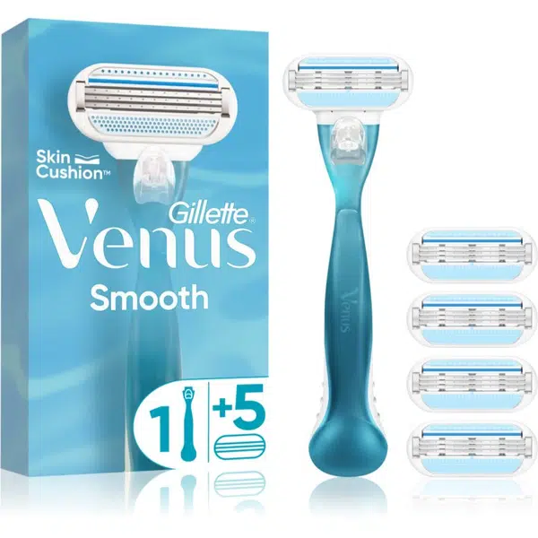Gillette Venus Smooth holiaci strojček + náhradné hlavice 5 ks