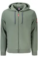 Pánska zelená mikina s kapucňou