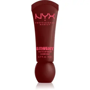 NYX Professional Makeup Smushy Matte Lip Balm balzam na pery s matným efektom odtieň Smudge Fudge 8 ml