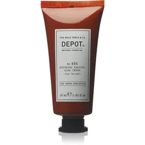 DEPOT 400 SHAVE SPECIFICS NO. 404 SOOTHING SHAVING SOAP CREAM .for brush. upokojujúci krém na holenie for brush 30 ml