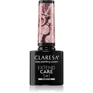 Claresa Extend Care 5 in 1 Provita podkladový lak pre gélové nechty s regeneračným účinkom odtieň #1 5 g