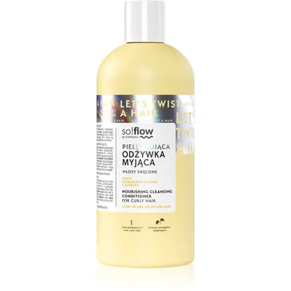 so!flow Curly Hair Nourishing Cleansing Conditioner čistiaci kondicionér pre kučeravé vlasy 200 ml