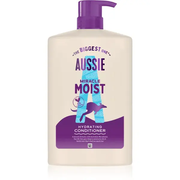 Aussie Miracle Moist hydratačný kondicionér pre suché a poškodené vlasy 1000 ml