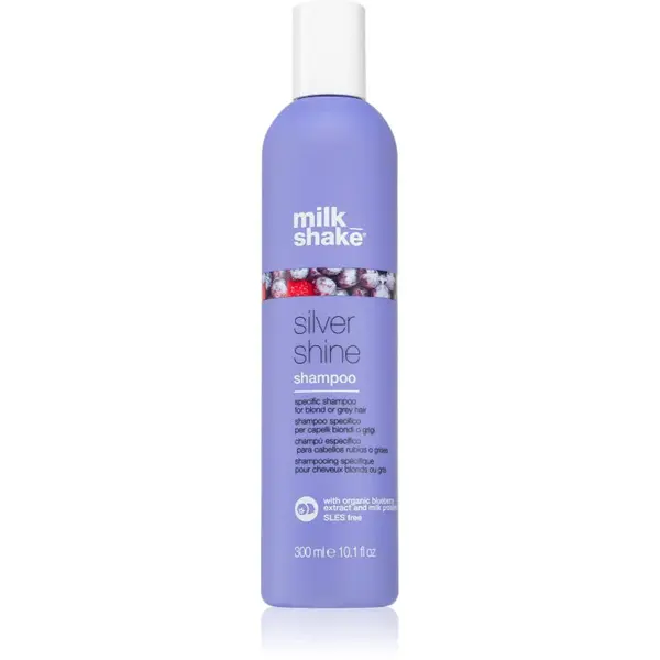 milk_shake® Silver Shine šampón pre blond vlasy neutralizujúci žlté tóny 300 ml
