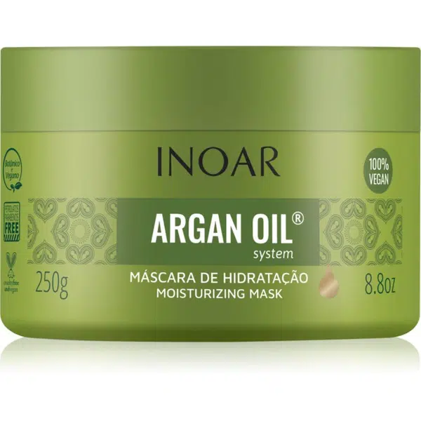 INOAR Argan Oil System hydratačná a uhladzujúca maska na vlasy 250 g