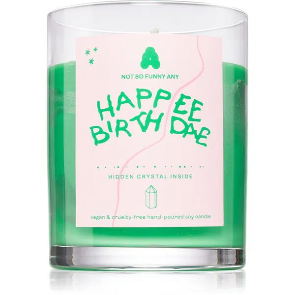 Not So Funny Any Crystal Candle Hapee Birthdae sviečka s kryštálom 220 g
