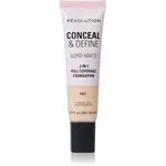 Revolution Conceal & Define zmatňujúci make-up odtieň F2NC 23 ml