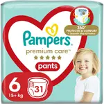 Pampers Premium Care Pants Size 6 jednorazové plienkové nohavičky 13 - 19 kg 31 ks