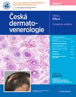 Česká dermatovenerologie 2024/1, Hercogová Třešňák Jana