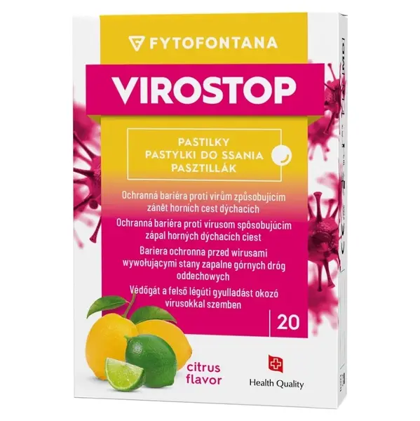 VIROSTOP Pastilky citrus 20 kusov