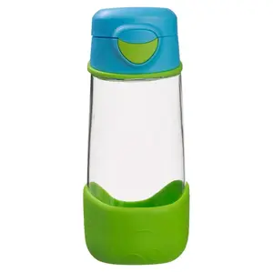 B.BOX Šport fľaša na pitie modrá/zelená 450 ml