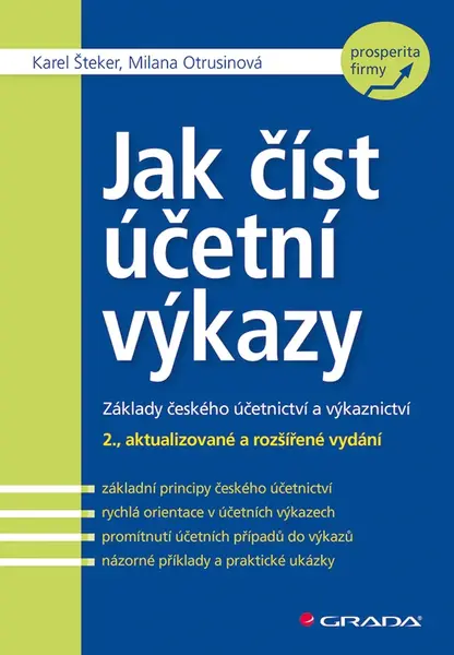 Jak číst účetní výkazy, Šteker Karel