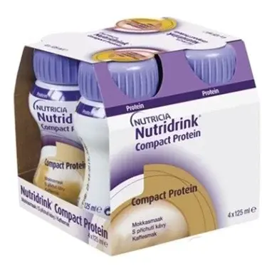 NUTRIDRINK Compact protein s príchuťou mocca 4 x 125 ml