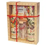 KITL Darčeková kazeta s pohárom pomaranč + malina 2 x 500 ml