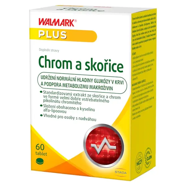 WALMARK Chróm a škorica 60 tabliet