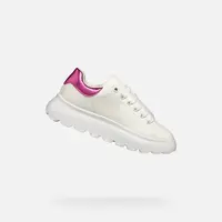 Bílé dívčí tenisky Geox Puffypop - Holky