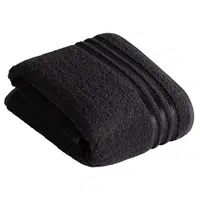 Vossen RUČNÍK DO KOUPELNY, 150/100 cm, černá