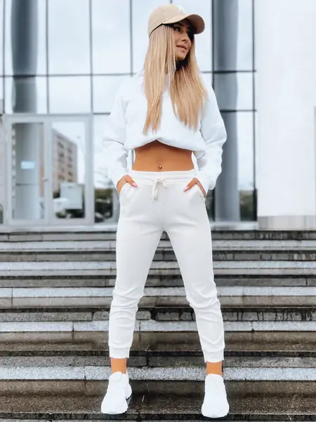 Dámske teplákové nohavice JAMES Farba béžová DSTREET