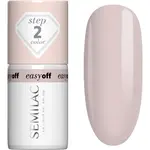 Semilac Easy Off Step 2 gelový lak na nehty s použitím UV/LED lampy odstín Almond Milk 7 ml