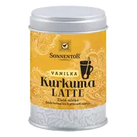 Kurkuma Latte,  bio vanilka