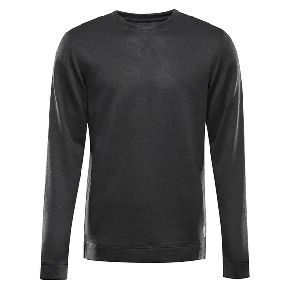 Pánské triko s dlouhým rukávem alpine pro brek tmavě šedá m