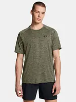 Zelené pánske melírované tričko Under Armour UA Tech 2.0 SS Tee-GRN