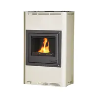 Kachle s výmenníkom AQUAFLAM 25, krémová, automatická regulácia FLHSF29-031