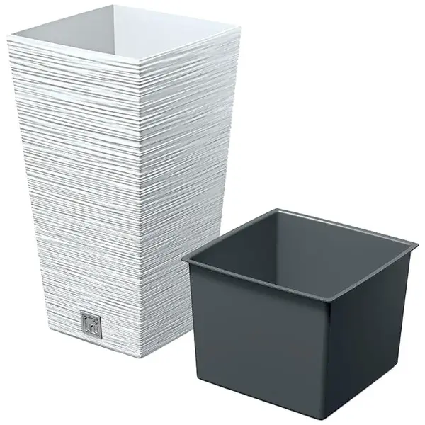 Květináč Furu Square - bílý DFSH400-S449