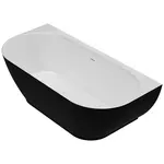 Vana Lesla 168x82 konglomerát černý/bílý mat