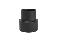 Redukce trubková 180/150 mm (d.160 mm), silnostěnné 1,5 mm, černá MA654657