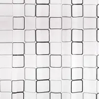 Závěs Peva Malta 2 černý/bílý 180x200 Bisk