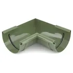 Vnitřní žlabový roh 125 mm Bryza zelená