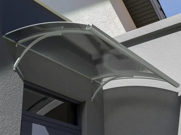 Vchodová stříška L-160, šedá/bronz TE8250624