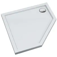 Sprchová vanička pětiúhelník Espera Aqm2398 90x90x5 bílý