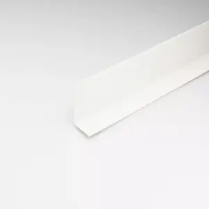 Rohový Profil PVC Bílý Satén 20x20x2000
