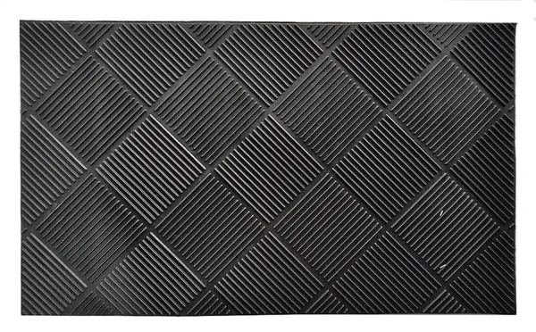 M.A.T. Gumová rohož 45 x 75 cm KOSOČTVERCE, černá