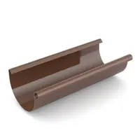 Plastový okapový žlab Covernit PVC 4 m x 125 mm hnědá