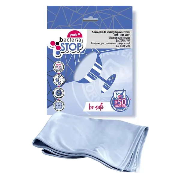 Utěrka na sklo Bacteria Stop York 1 ks