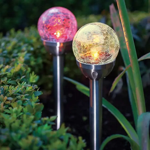 Svítidlo LOPTA RGB 8CM CRACK EKO0614