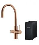 Franke Mythos - Dřezová baterie s filtračním zařízením, měděná 160.0731.758